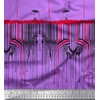 Soimoi Purple Moss Georgette Fabric Umbrella & Wild Animal Skin