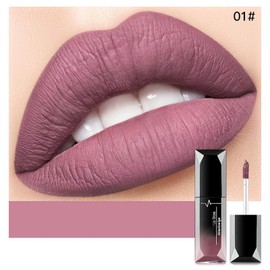 Matte Liquid Lipstick, Highly Pigmented, Waterproof, Non - Sticky, And Fade - Resistant for Long - Lasting Wear