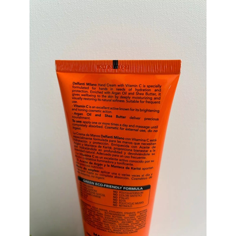 Delfanti Milano Vitamin C Nourishing Hand Cream 8.4 Fl oz
