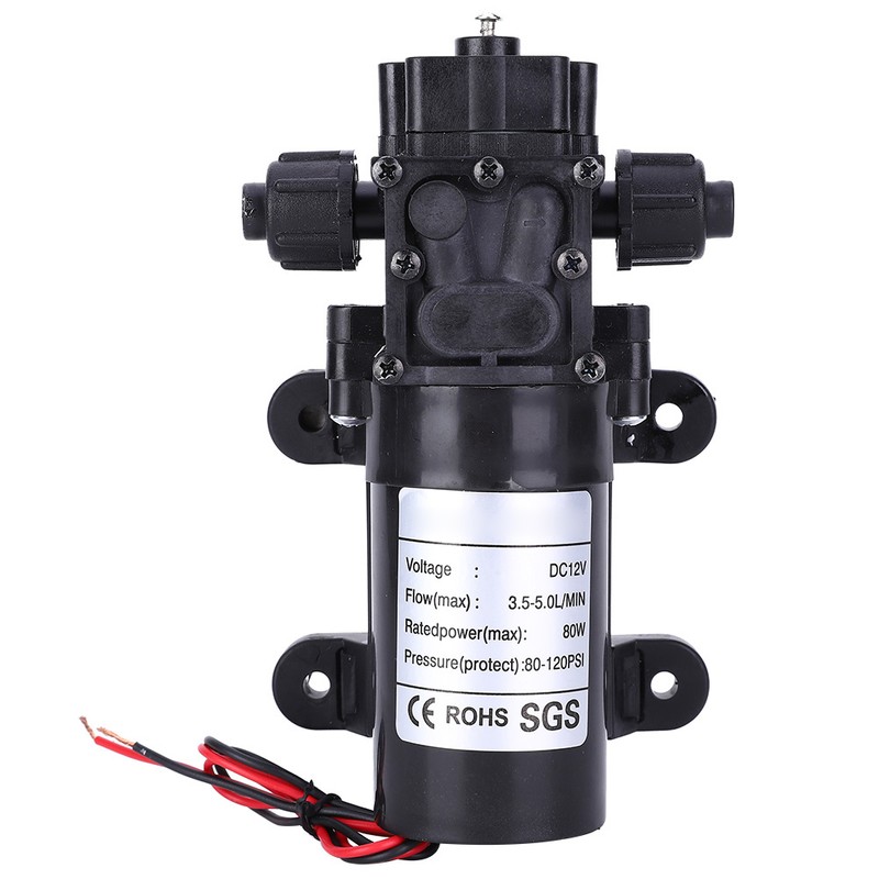 Backflow Diaphragm Pump Mini Self Priming G1/2 DC12V FL3210H-80W 10mm