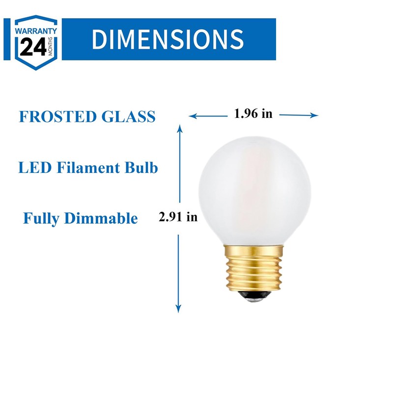 Beonllay LED Light Bulbs 40 Watt Equivalent E26 LED Bulb