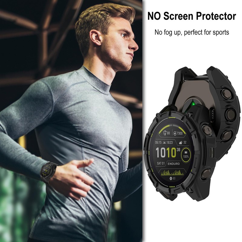 SumRioo Protective Case Cover Compatible with Garmin Enduro 3, TPU
