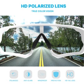 YOZISS Baseball Sunglasses Polarized Sports Sunglasses for Youth Men Women Softball Driving Cycling Running