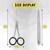 UMAHASS 4.5" Premium Nose Hair Scissors For Men, Nasal Hair