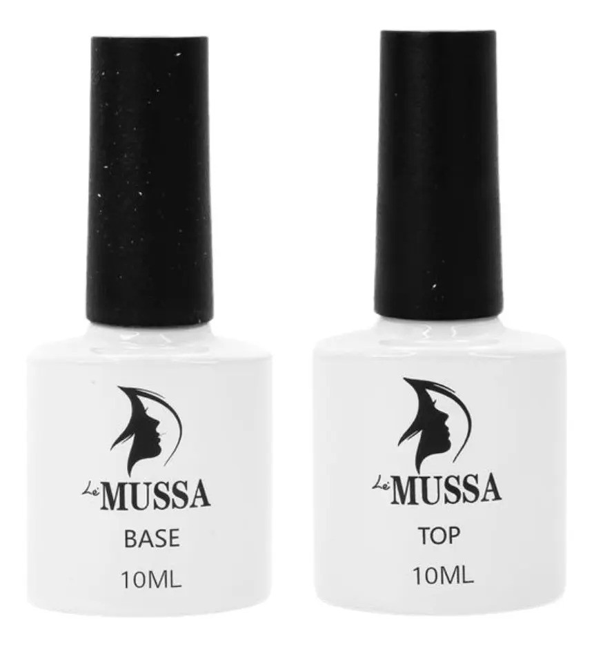 Base Y Top Finish Gelish Para Uñas Marca Mussa 10 Ml