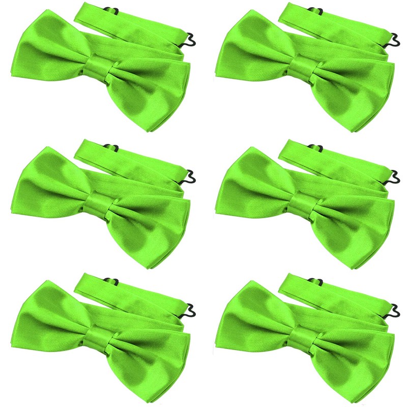 DonDon Set of 6 Men's Bow Ties 12 x 6