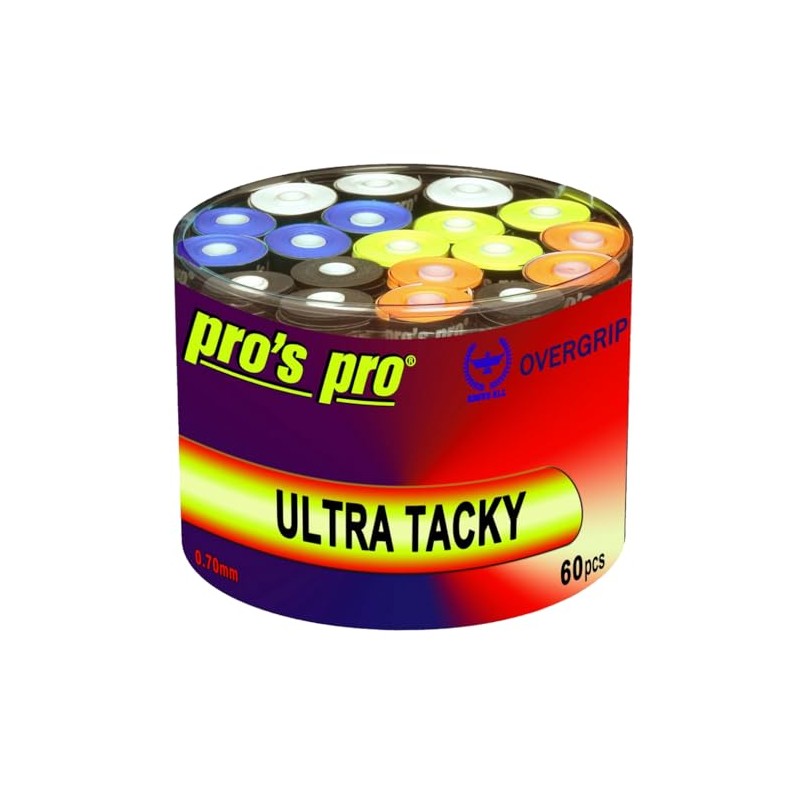 Generisch 60 Ultra Tacky Grip Tapes Colourful Tennis Squash Badminton