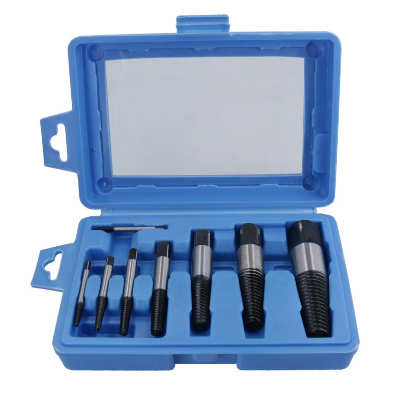 Stud/Bolt/Screw Extractor Remover Set for Rusted, Rounded, Seized Bolt TE111