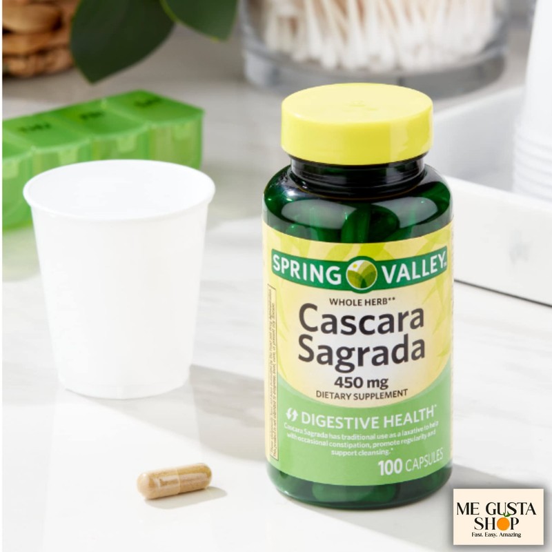 Spring Valley Cascara Sagrada Digestive Health Dietary Supplement 450 mg,