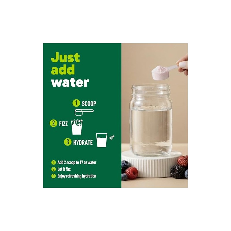 Organika Electrolitos con Colágeno Hidrolizado Frutos Silvestres 360 g