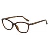 Calabria L 15578 Cat Eye Reading Glasses +1.00 Crystal Brown