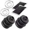 Caltric Rear Axle Inner And Outer CV Boot Kit for