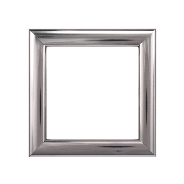 ElekTek Satin Chrome Effect Light Switch Surround Frame Cover Finger Plate Contemporary Silver