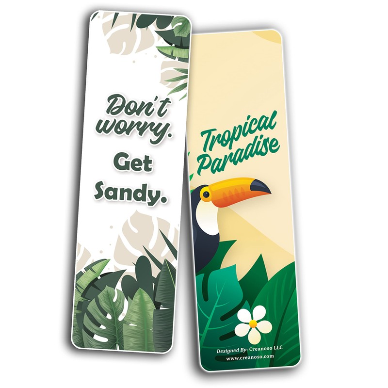 Creanoso Tropical Inspired Bookmarks (10-Sets X 6 Cards) – Daily