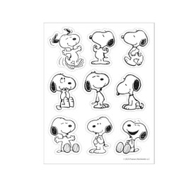 Eureka Peanuts Snoopy Extra Large Stickers for Kids and Teachers, Multicolor, 36 Pieces