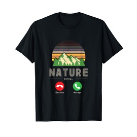 Remind Me Message Nature Calling Decline Accept Phone Call T-Shirt