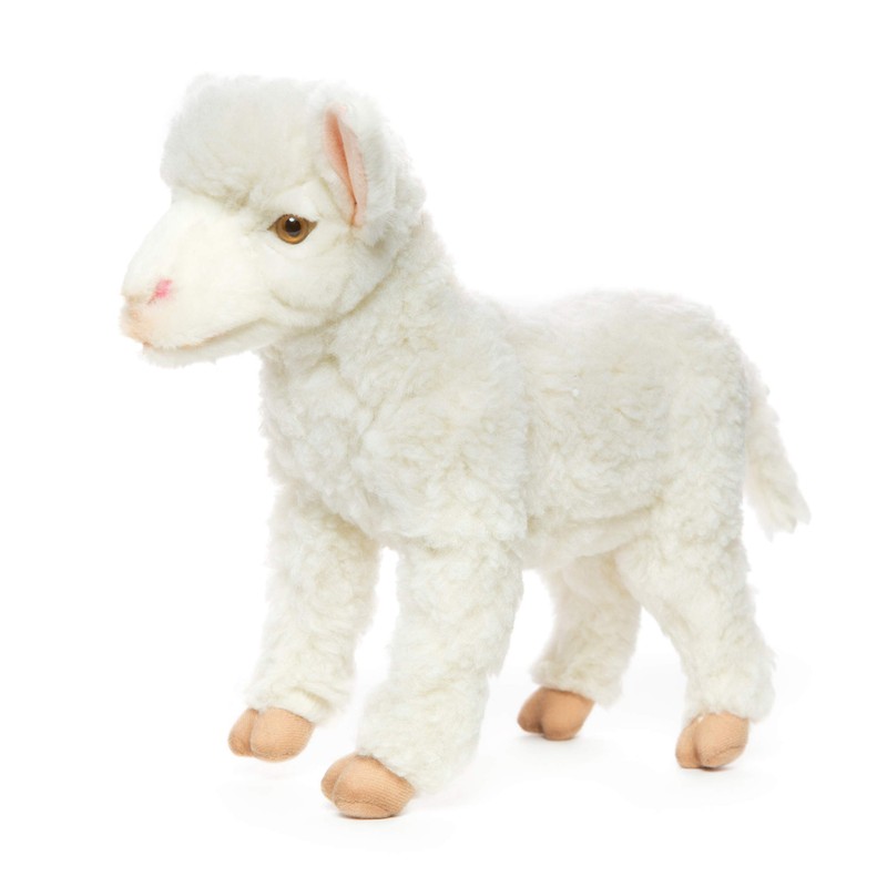 HANSA White Lamb 4 Paws Soft Toy 28cm
