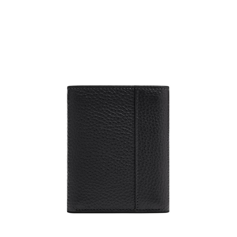 Fossil Men's Huntington Tri-Fold Wallet, black