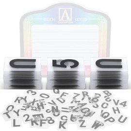 MotiMind 3 Sets Bottle Service Sign Replacement Cards 2 Sets Letters A-Z and 1 Numbers 0-9 Marquee LED VIP Light Bottle Service Sign Cards for Nightclub Club Bars Party, Without LED Board