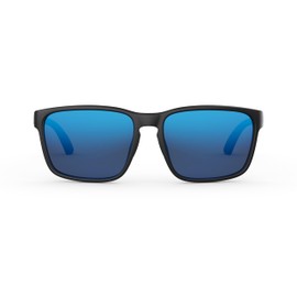 Rheos Coopers Floating Polarized Sunglasses | 100% UV Protection | Boating & Fishing | Water Sport | Anti-Glare | Mens & Womens (Gunmetal | Marine)