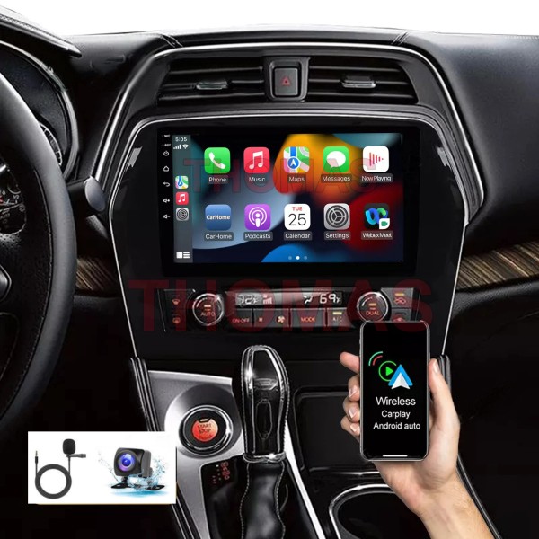 autopower-gro 10.1" 4+64GB Android Car Stereo Radio for Nissan Maxima