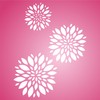 Flower Pattern Stencil - 20 x 26.5cm (M) - Reusable