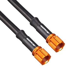 AC PERFORMANCELINE Universal Brake Hose Black Socket Gold Hose Total Length 31.9 inches (810 mm)