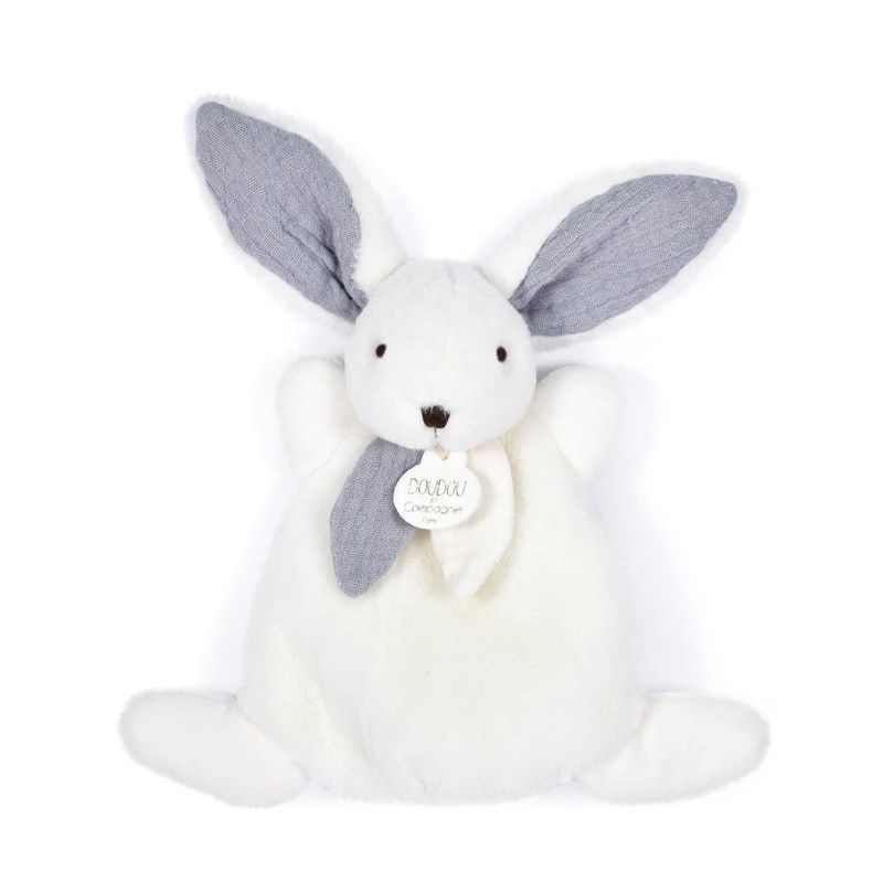 Doudou et Compagnie - Mini Cuddly Toy Rabbit - Happy