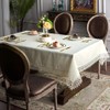 ARTABLE Lace Table Cloths Rectangle Fall Antique Flower Decor Macrame