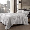 SLEEP ZONE Twin/Twin XL Comforter Set, Duvet Insert with Natural