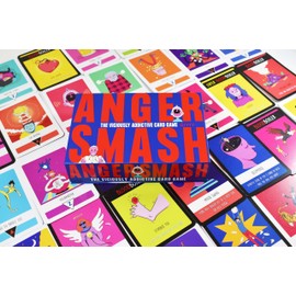 Anger Smash: Grrrr - Family Card Game: Just Match the Pictures! (2-5 Players, Ages 8+, Travel Pack)