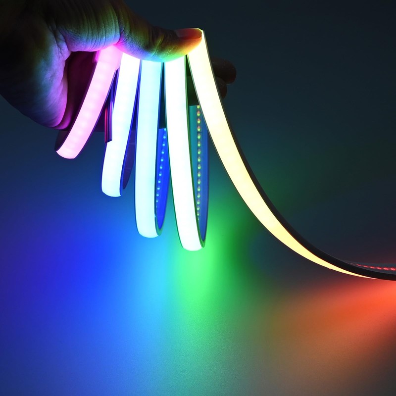 GOMING 24V 32.8ft/10M WS2811 Neon RGB COB LED Strip Light