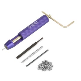 Chazcool 50pcs Thread Repair Kit, M2 x 0.4 Stainless Steel Wire Thread Insert Combination Tool Set for Restoring Damaged Wires in Steel M2 x 2D