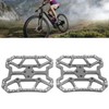 1 Pair Bicycle Clipless Pedal Converter Self Locking Disc Pedals