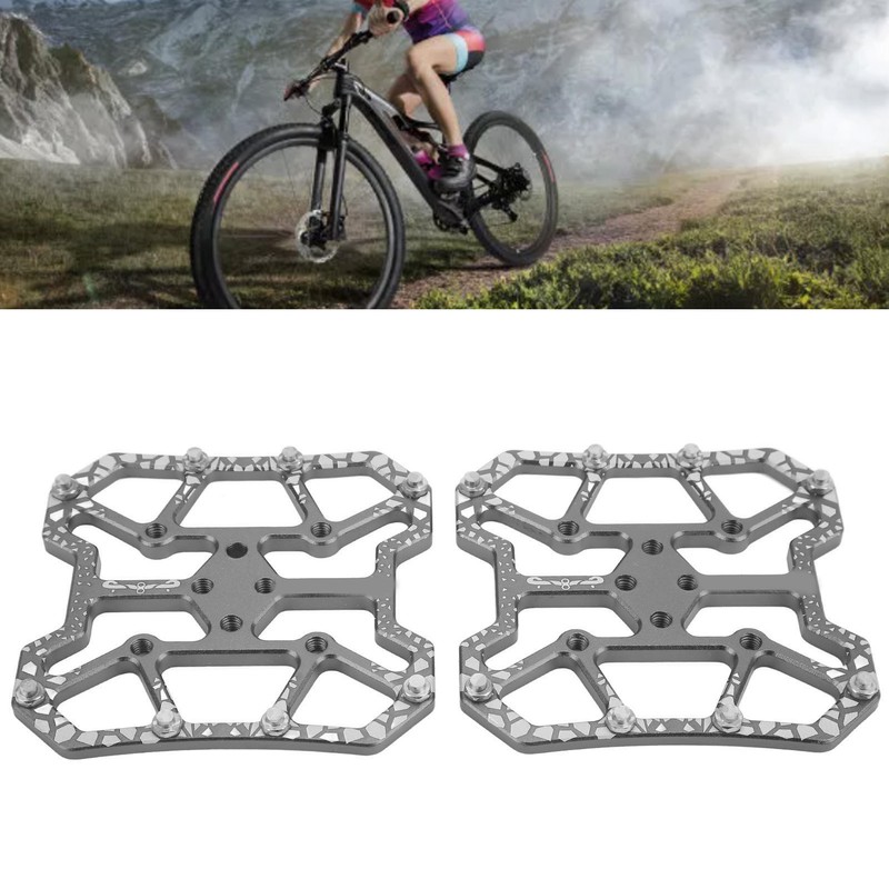 1 Pair Bicycle Clipless Pedal Converter Self Locking Disc Pedals