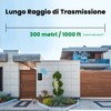 YYQ Outdoor Wireless Doorbell IP68 Large Strong Speaker LED Indicator