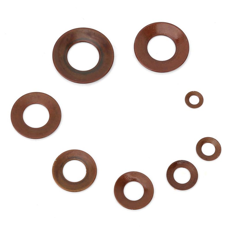 160 x washers, 1 box of plate spring, 8 steel