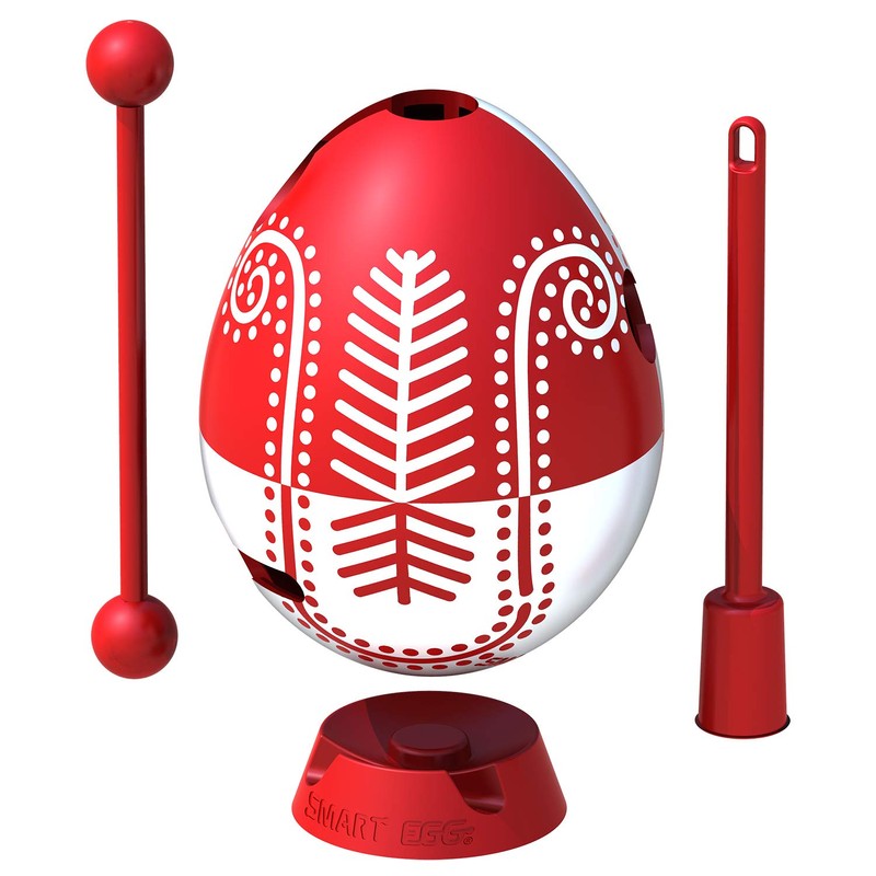 Easter Egg Red: 3D Maze Puzzle, Surprise Toy for Egg