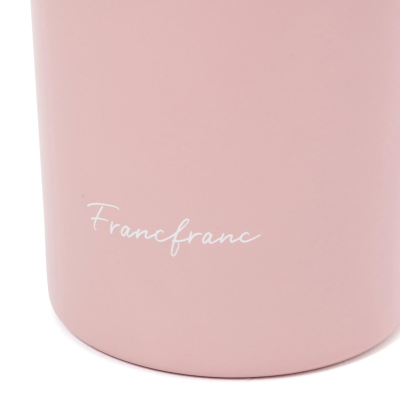 Francfranc Stainless Steel Tumbler with Lid, 650ml, Pink