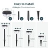 Linkind Solar Pathway Lights 8 Pack, Solar Lights Outdoor Warm