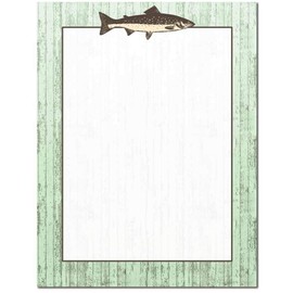 Trophy Trout Letterhead Laser & Inkjet Printer Paper (25 Pack)