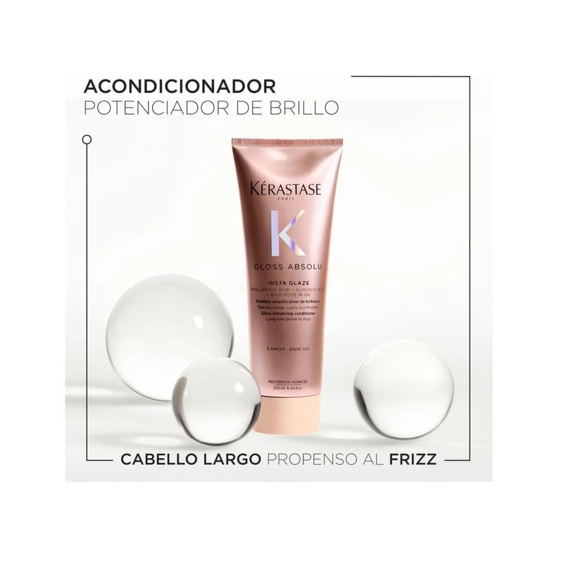 Krastase Kit Gloss Absolu Shampoo y Acondicionador Tratamiento Profesional para