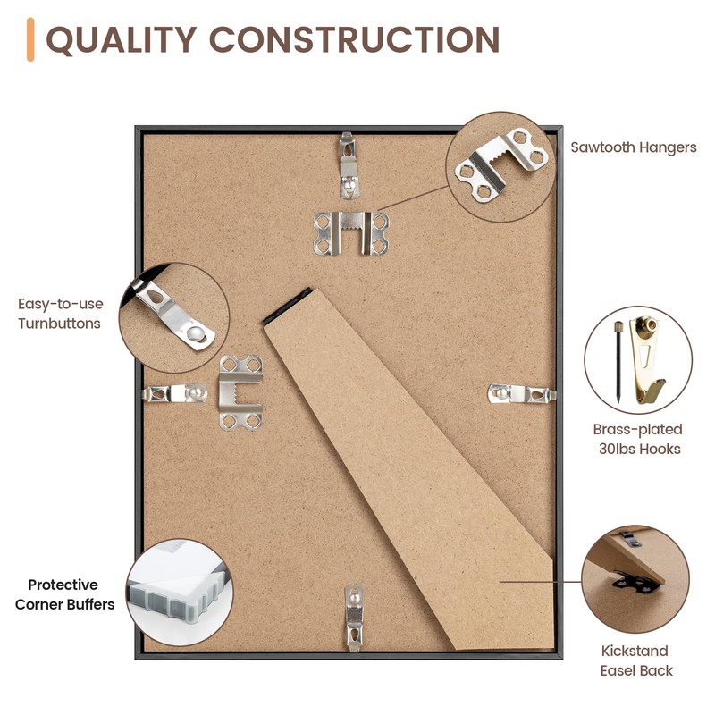 Fun Memories 16x20 Black Frame, 16 x 20 Metal Picture