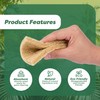 32 Pack Natural Scouring Pads, Coconut Husk Non Scratch Dish