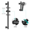 AULEEND Shower Slide Bar Handheld Shower Head with Hose, 5-Function