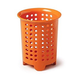 Zeal G231O Cutlery Drainer/Utensil Pot, Melamine, Neon Orange