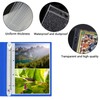 Pack of 30 Transparent Pockets 2 Compartments Photo Sleeves Transparent