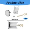 Set of 2 Universal Sink Plugs, Adjustable Drain Plugs, Sealing