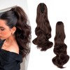 Gairyan 20inch Ponytail Extension Clip in Ponytail Hair Extensions Curly