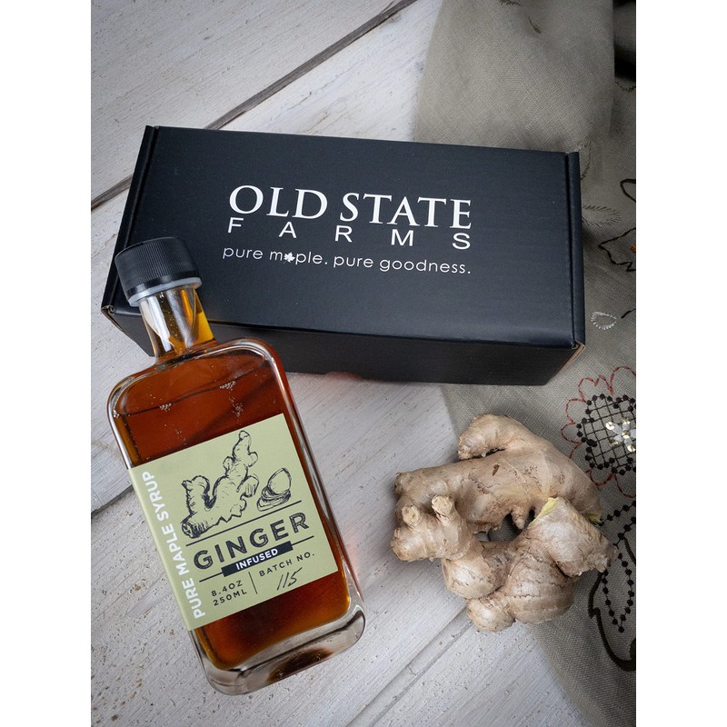 Old State Farms - Ginger Infused Pure Maple Syrup -